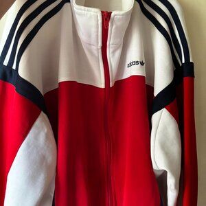 Adidas Originals Men's White and Cream Jacket
